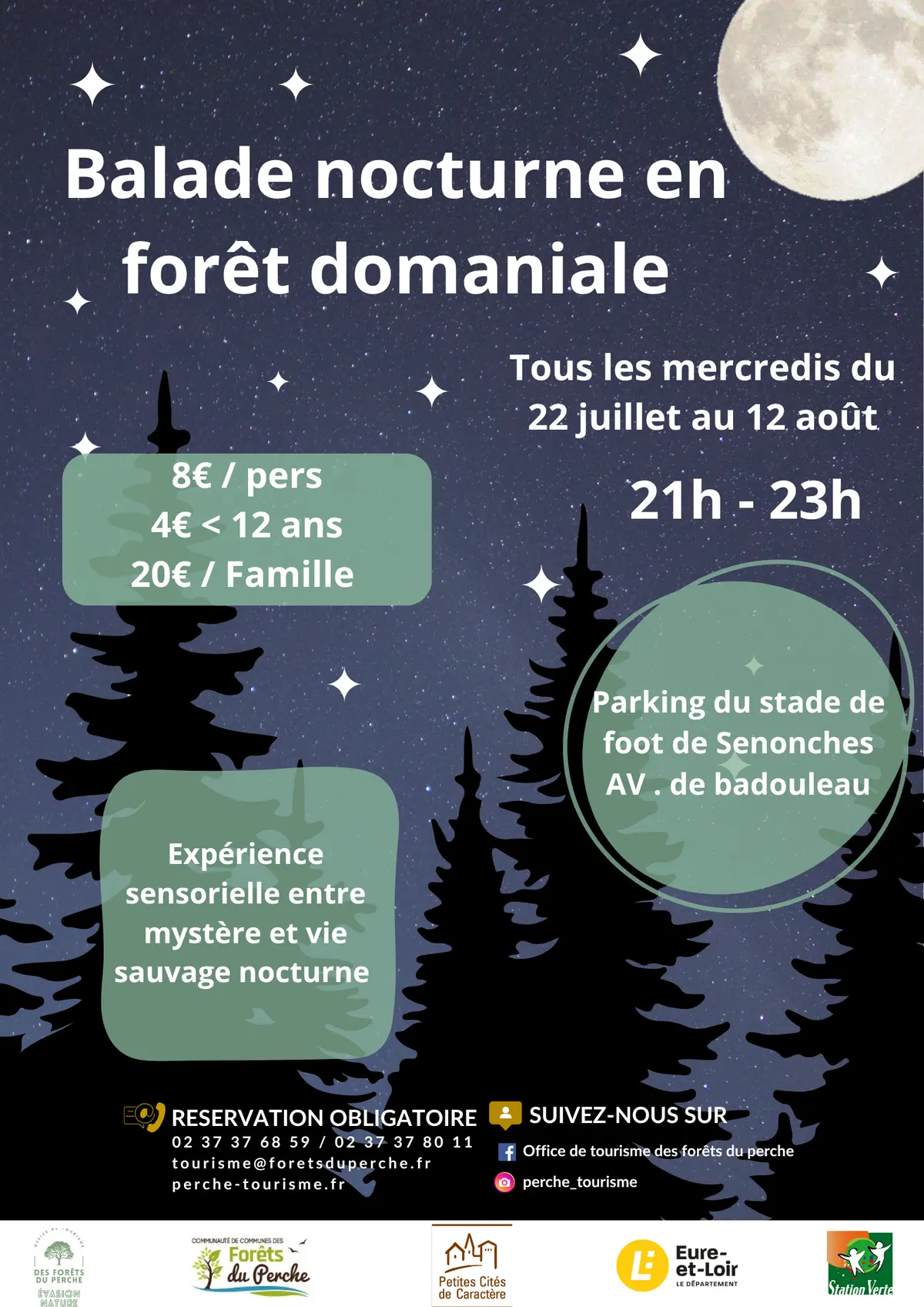 Balade nocturne en forêt domaniale de Senonches