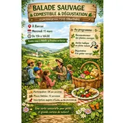 Balade sauvage, comestible et dégustation