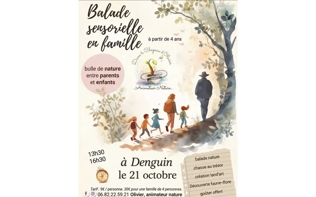 Balade sensorielle en famille