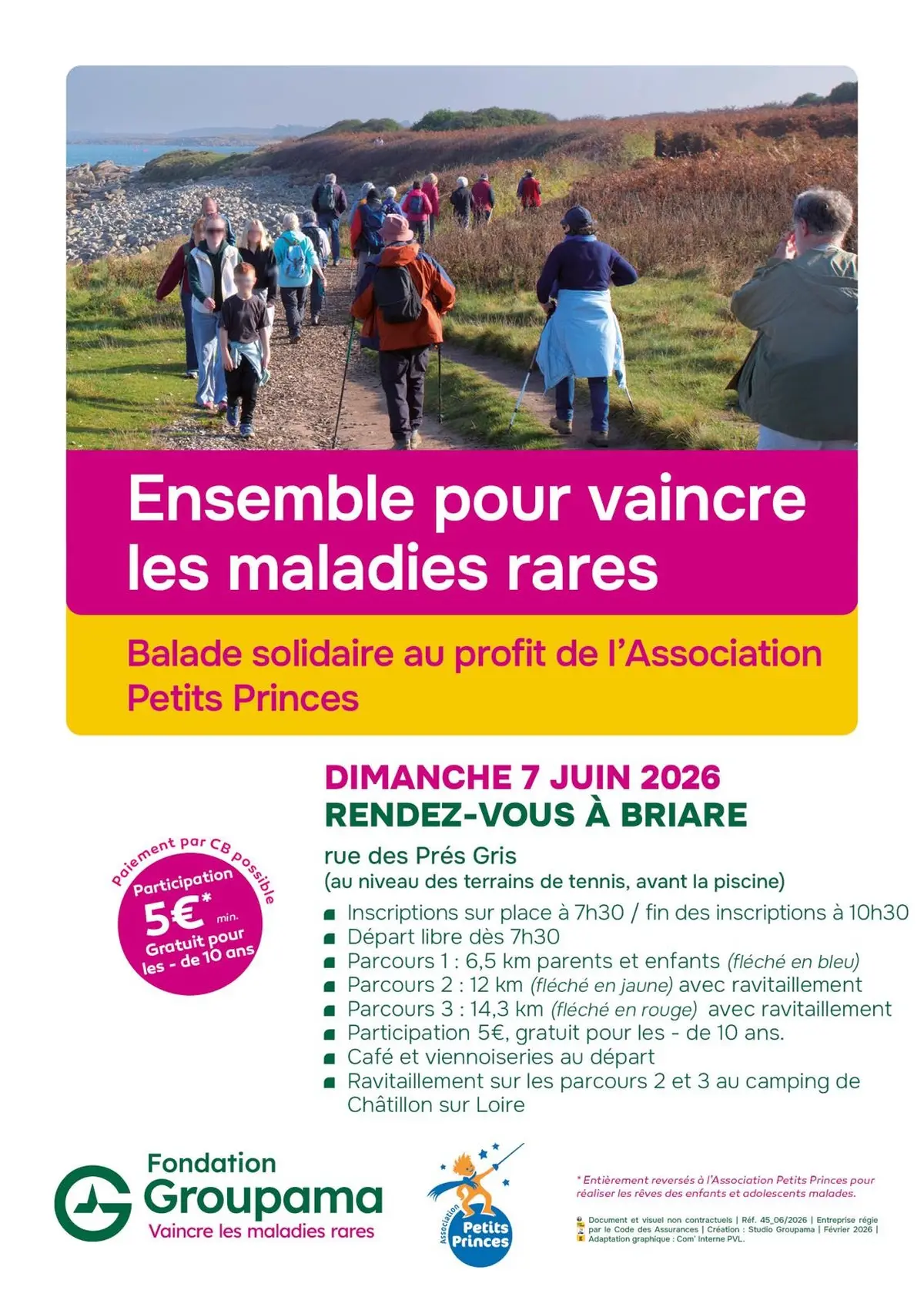 Balade solidaire Ensemble pour vaincre les maladies rares