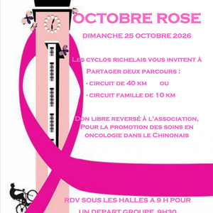 Balade vélo - Octobre Rose