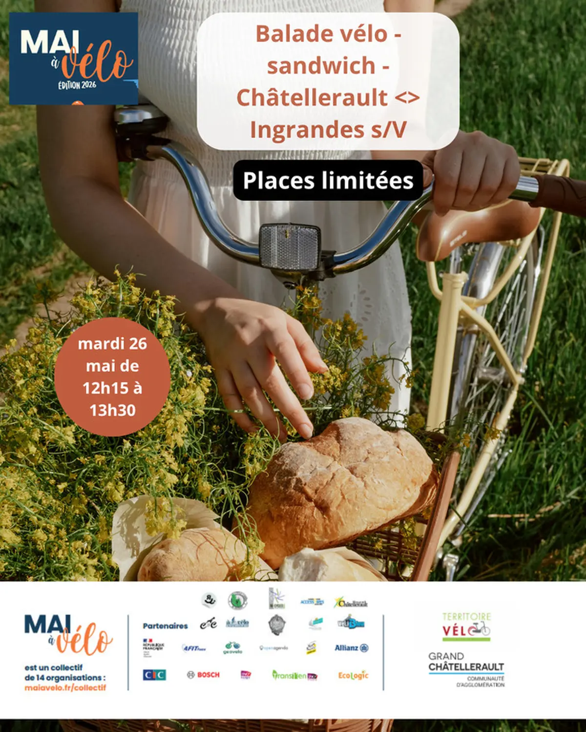 Balade Vélo-Sandwich - Châtellerault  Ingrandes
