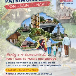 Balades patrimoniales : à la découverte de Pont-Sainte-Marie