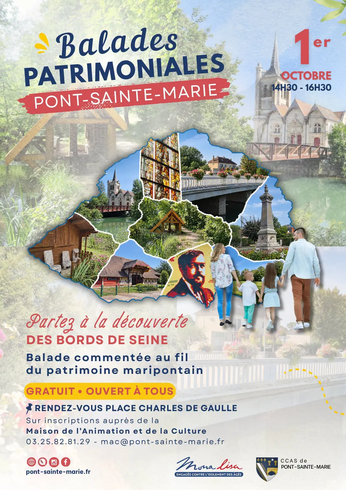 Balades patrimoniales : à la découverte de Pont-Sainte-Marie