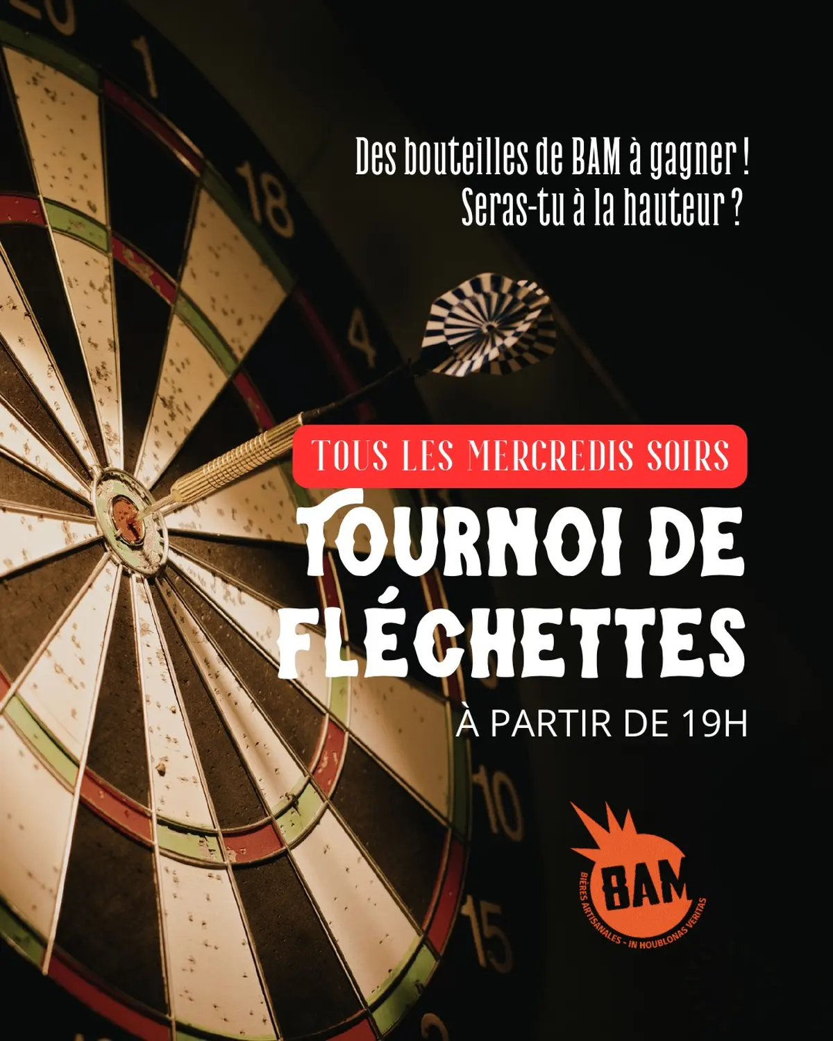 BAM - Tournois de fléchettes