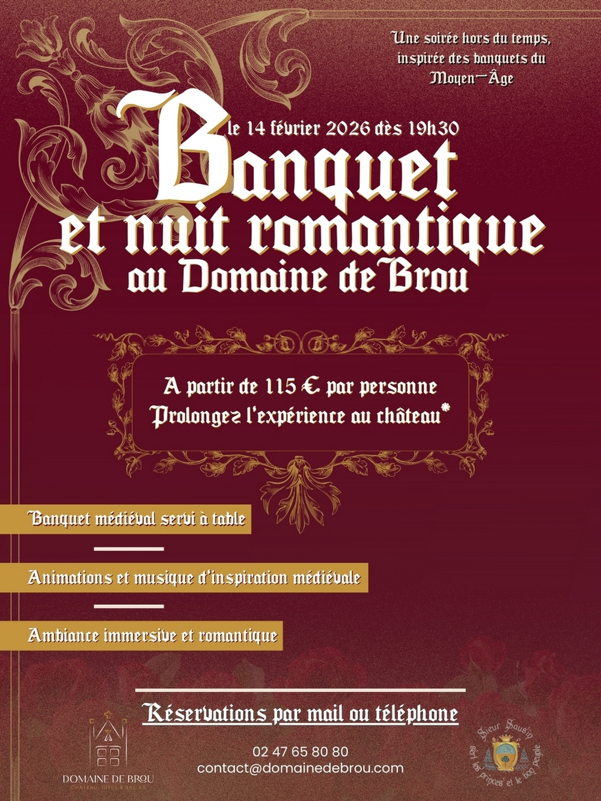 Banquet médiéval de la Saint-Valentin