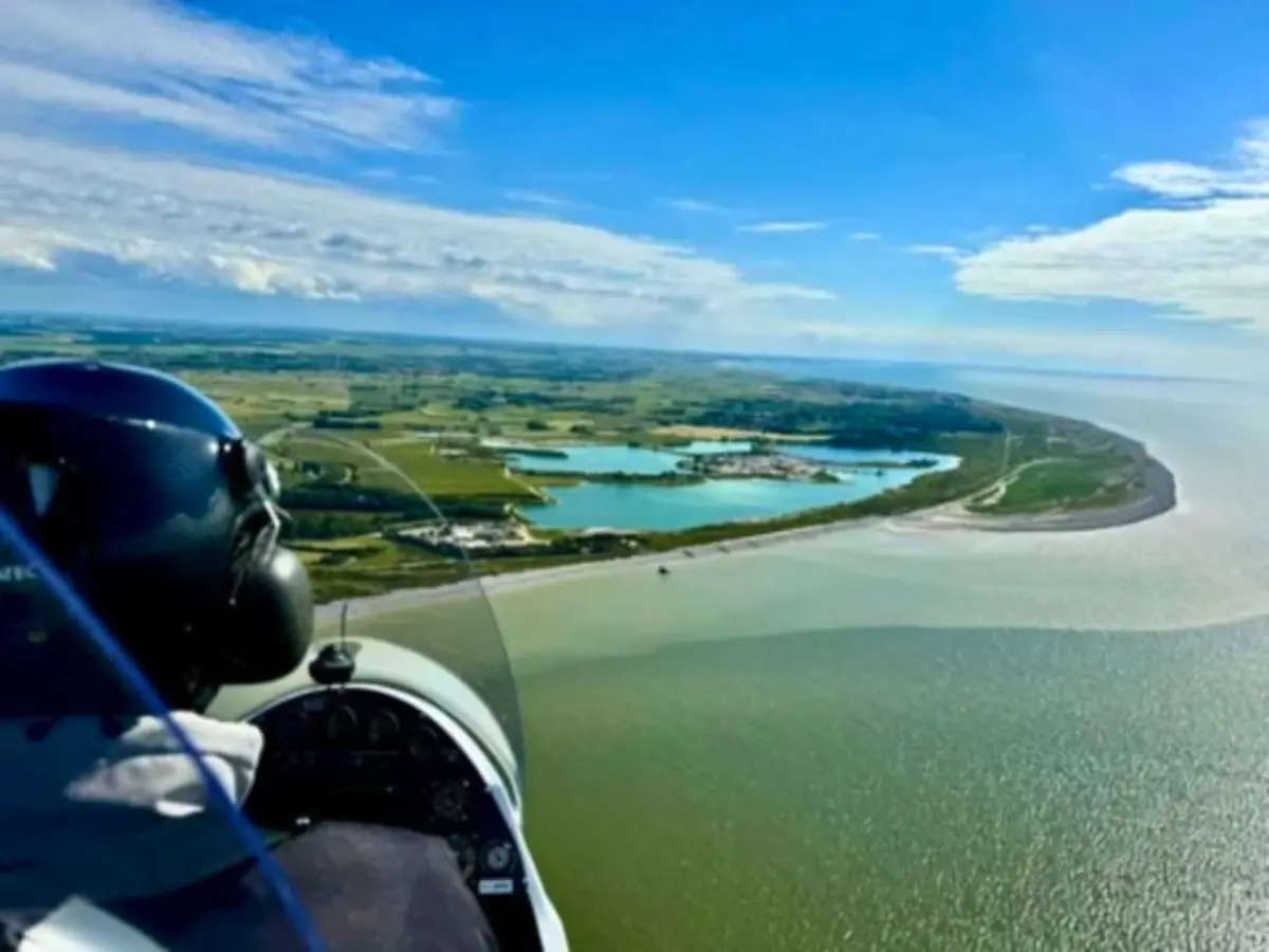 Baptême de l'air en autogire en Baie de Somme (80)