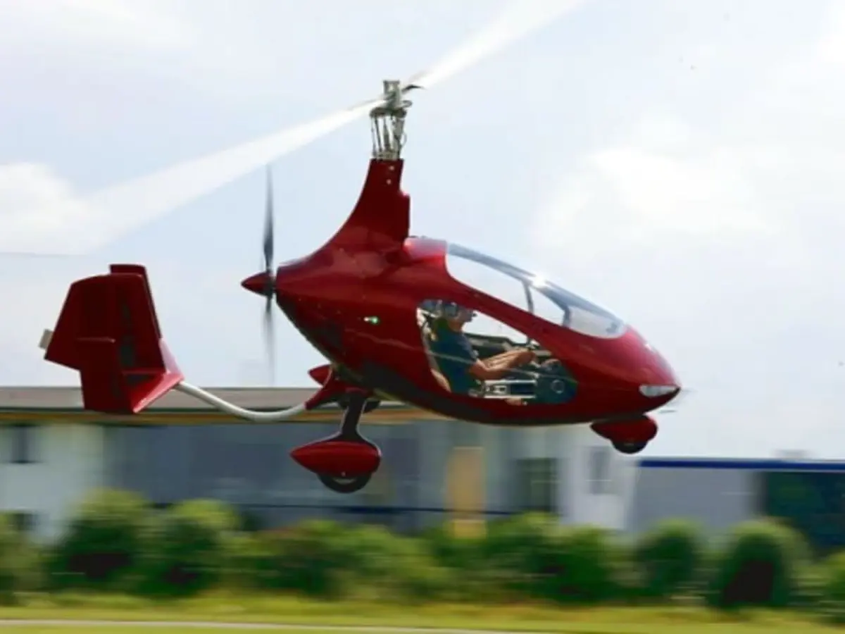 Baptême de l'air en gyrocoptère Cavalon à Meaux-Esbly (77)