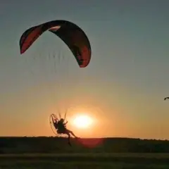 Baptême de l'air en paramoteur à Bourges (18)