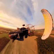 Baptême de l'air en paramoteur à Goussainville (28)