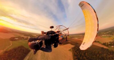 Bapt&ecirc;me de l'air en paramoteur &agrave; Goussainville (28)
