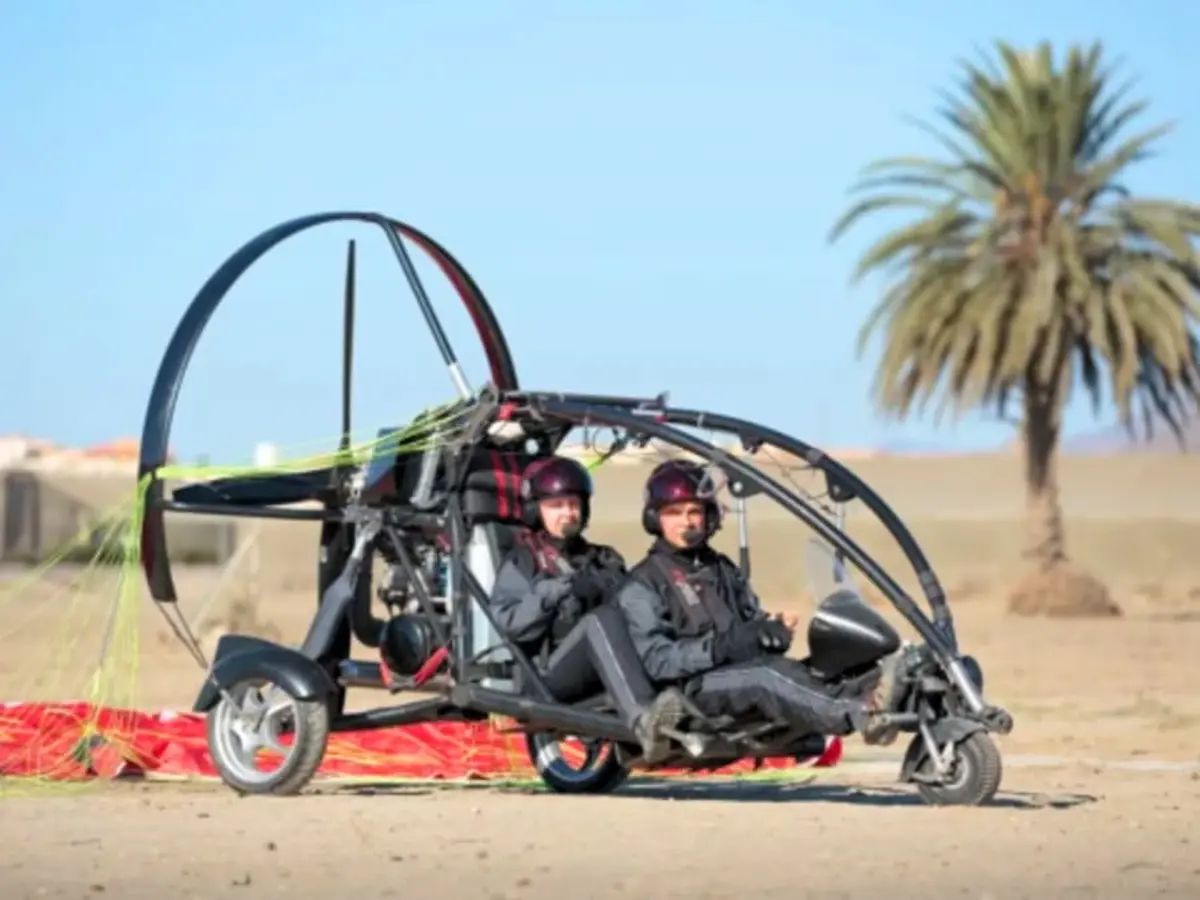 Baptême de l'air en paramoteur à Maisoncelles-en-Brie (77)