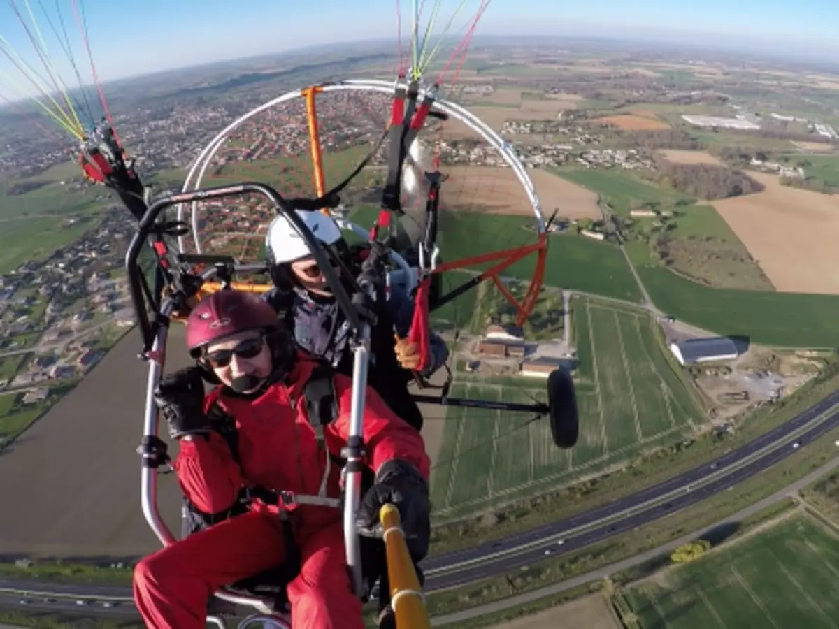 Baptême de l'air en paramoteur à Saint-Lieux-lès-Lavaur (81)