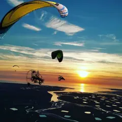 Baptême de l'air en paramoteur près d'Abbeville (80)