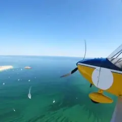Baptême de l'air en ULM au-dessus du Golfe du Morbihan (56)