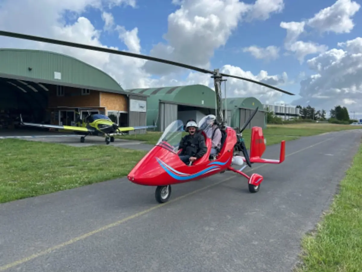 Baptême de l'air en ULM autogire à Valenciennes (59)