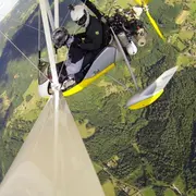 Baptême de l'air en ULM pendulaire à Ambert en Auvergne (63)