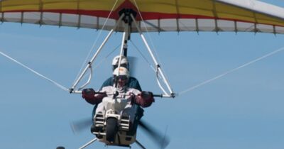 Bapt&ecirc;me de l'air en ULM pendulaire  &agrave; Coltines (15)