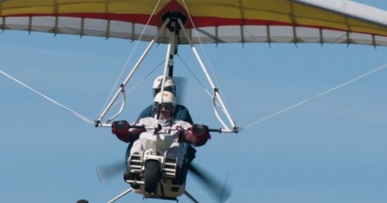 Bapt&ecirc;me de l'air en ULM pendulaire  &agrave; Coltines (15)