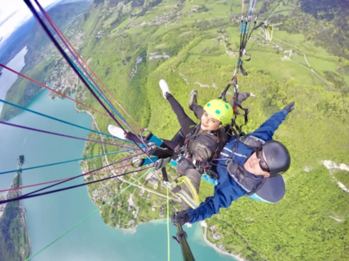 Baptême de Parapente à Doussard proche d'Annecy (74)