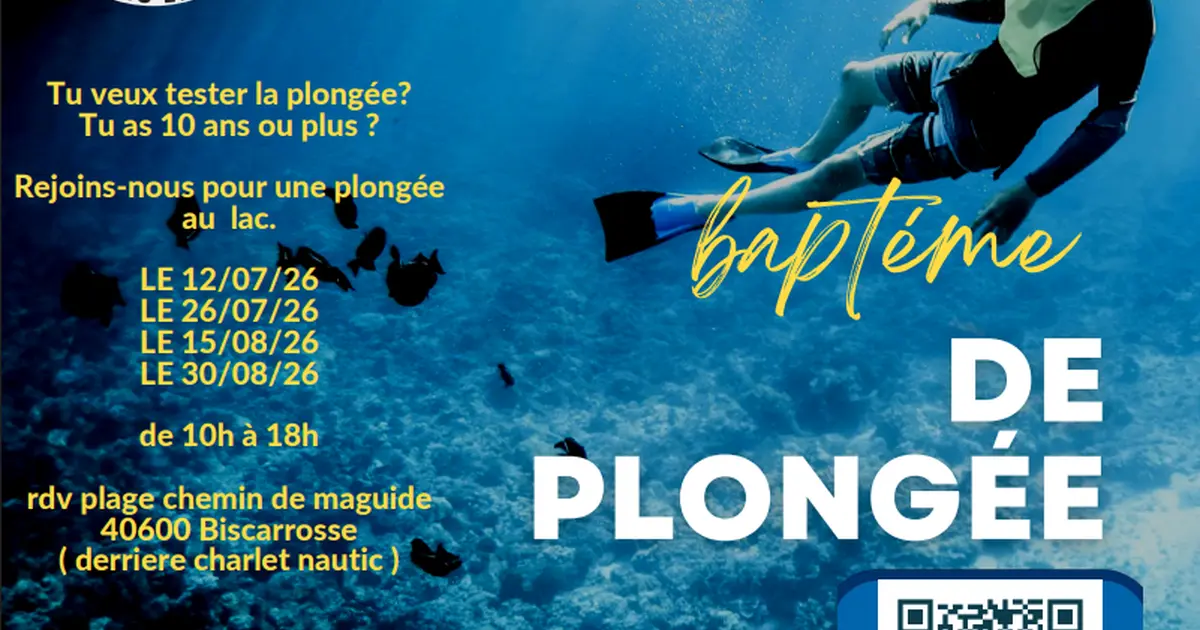 Baptème de plongée