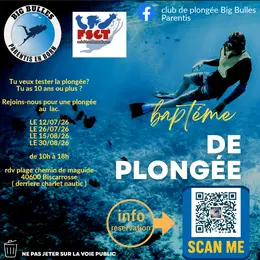 Baptème de plongée
