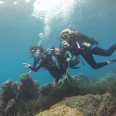 Baptême de plongée en bouteille en baie de Villefranche (06)