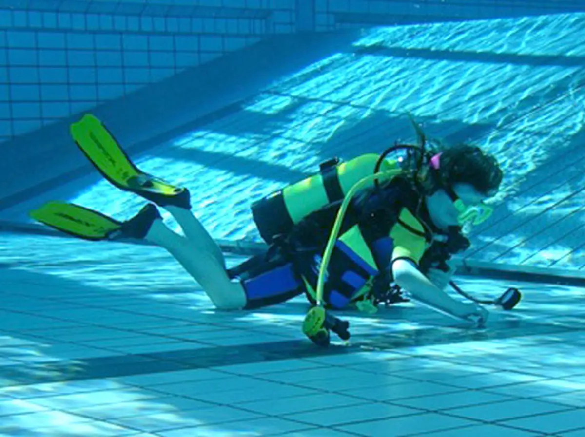 Baptême de plongée en piscine à Mulhouse