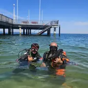 Baptême de plongée sous-marine sur le Lac de Cazaux (33)