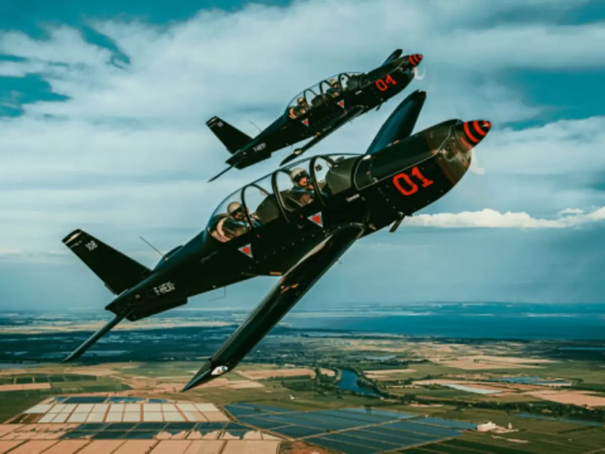 Baptême de voltige aérienne en patrouille  à Montpellier (34)
