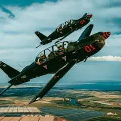 Baptême de voltige aérienne en patrouille  à Montpellier (34)