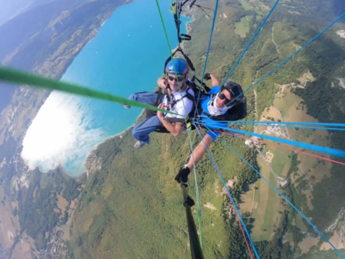 Baptême en parapente au col de la Forclaz (74)