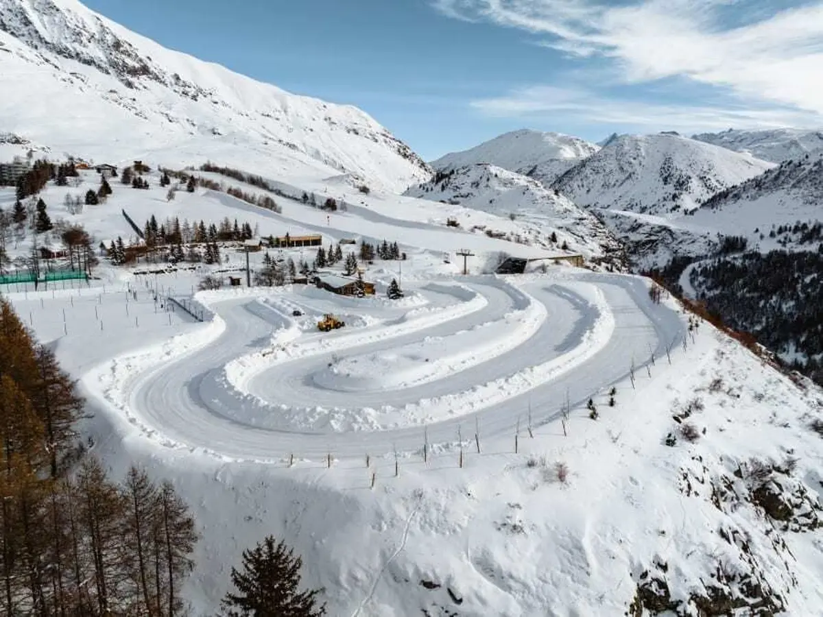 Circuit de pilotage sur glace à l'Alpe d'Huez (38)