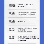 Bar à Huîtres et DJ au Commerce