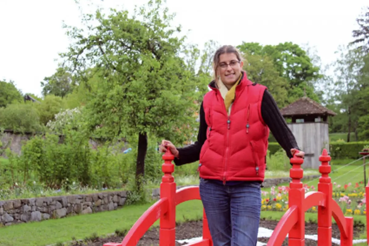 Barbara Marion, responsable jardin et projet du Parc de Wesserling.