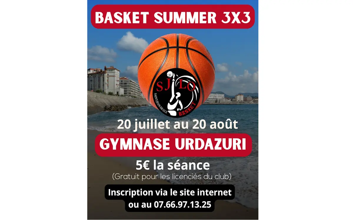 Basket : Saint-Jean-de-Luz Olympique Basket 3x3 Summer