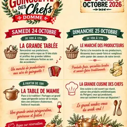 Bastide en fête : La guinguette des chefs à Domme