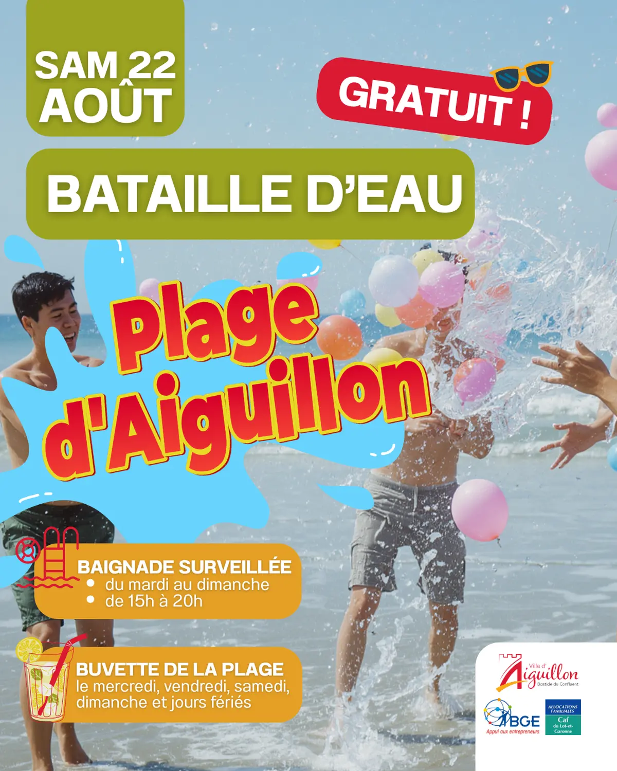 Bataille D'Eau Geante