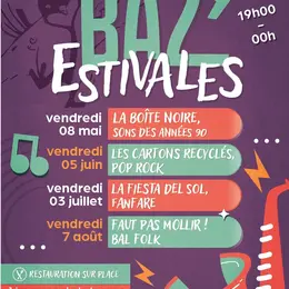 BAZ'ESTIVALES #4 - Concerts & dégustation