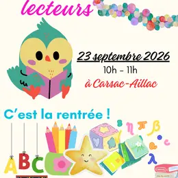 BB lecteurs - C'est la rentrée !