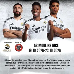 Stage de football AS Moulins Nice  x Fundacion Real Madrid Clinics 