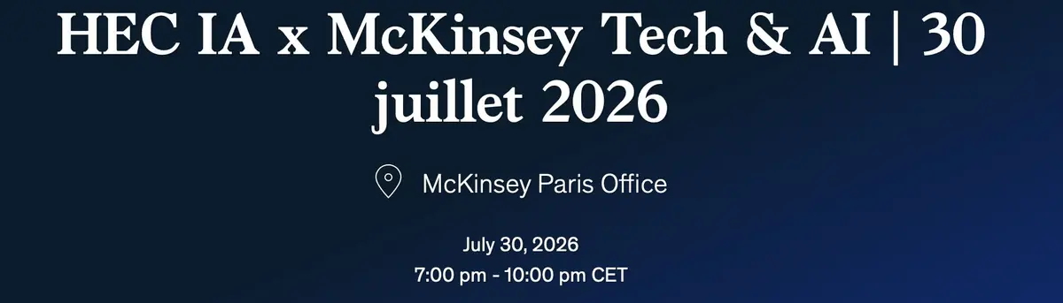 HEC IA x McKinsey Tech & AI