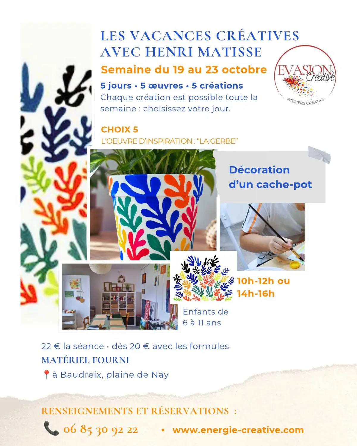 Atelier créatif enfants - A la manière de Matisse - 5
