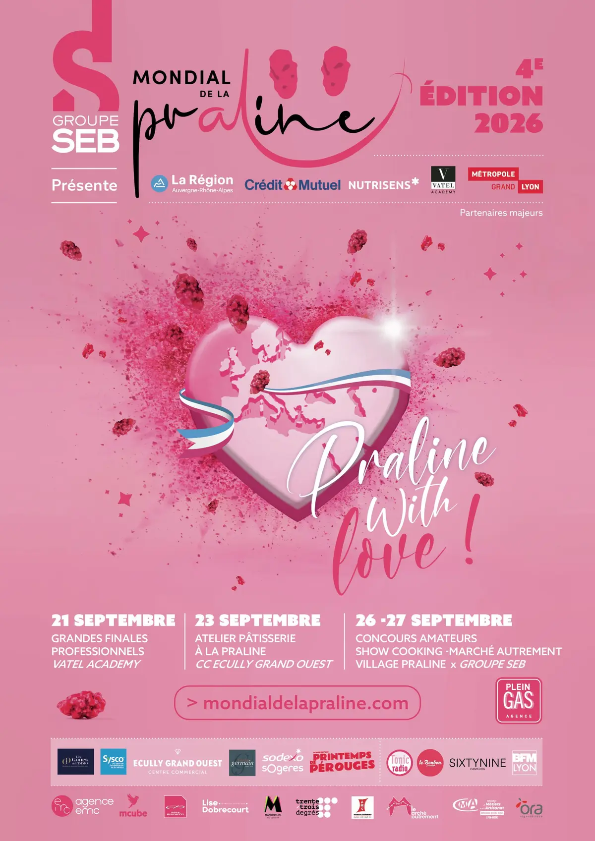 En septembre, Lyon se pare de rose avec le Mondial de la Praline