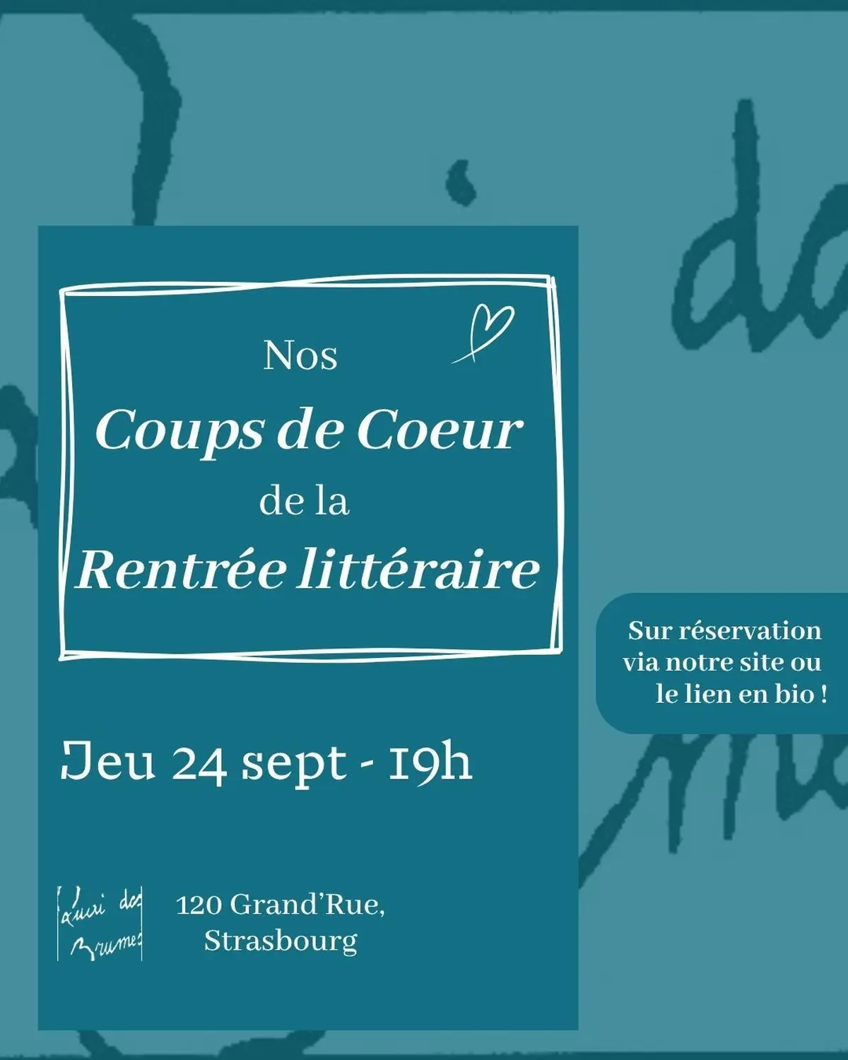 Soirée de présentation : Nos coups de coeur de la rentrée littéraire