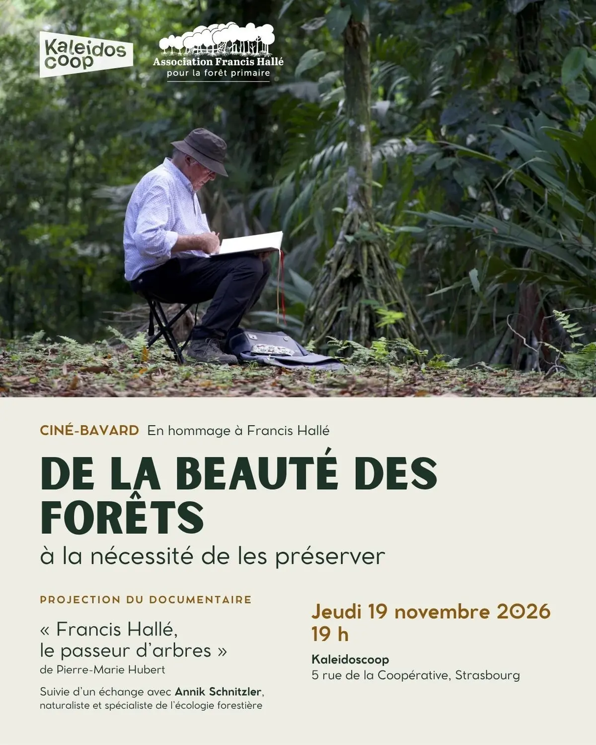Soirée Ciné-bavard Le passeur d’arbres