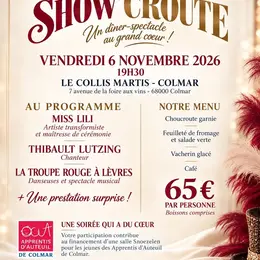 SHOW’CROUTE – Un dîner-spectacle au grand cœur