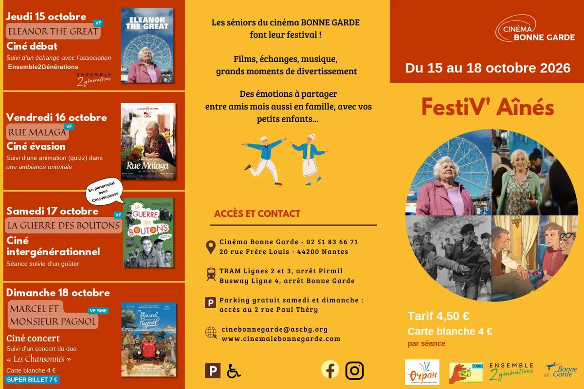 Festiv'aînés Cinéma Bonne Garde