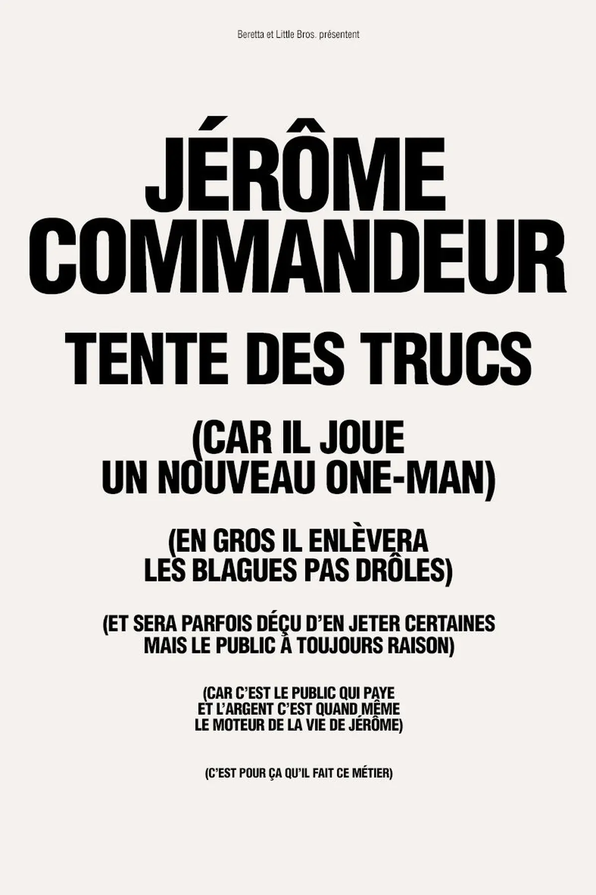 Jérôme Commandeur tente des trucs