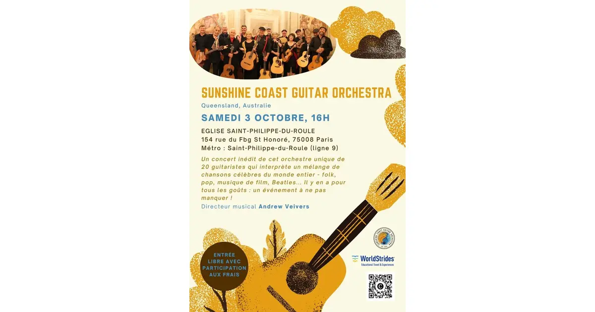 "Sunshine Coast Guitar Orchestra" 20 Guitaristes folks venus d'Australie